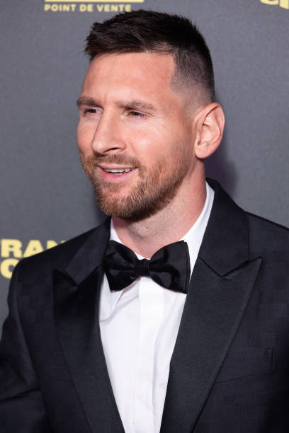 Lionel Messi attends the 67th Ballon D'Or Photocall at Theatre Du Chatelet on October 30, 2023 in Paris, France.