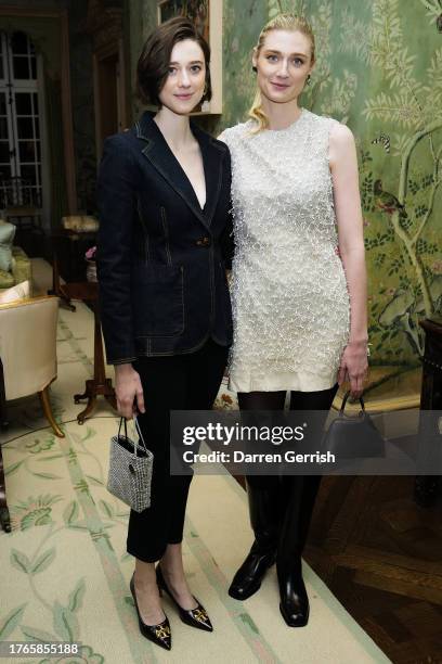 Catherine Debicki and Elizabeth Debicki attend the dinner in honor of Women Thought Leaders, Entrepreneurs and Creators on October 30, 2023 in...