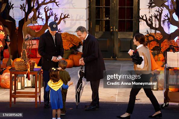 President Biden Hosts Trick-Or-Treaters At The White House Ahead Of Halloween President Biden Hosts Trick-Or-Treaters At The White House Ahead Of Halloween