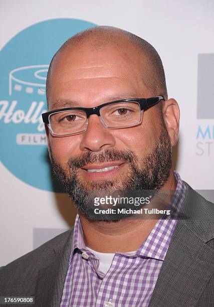 Writer/Producer David Rodriguez s attends the opening night of the 9th Annual HollyShorts Film Festival at TCL Chinese Theatre on August 15, 2013 in...