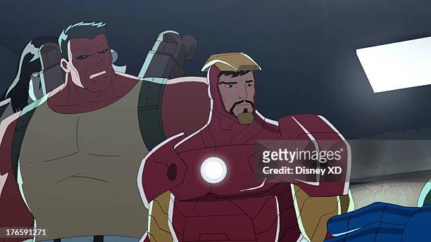 Hulk-Busted" - When the Leader hijacks Iron Man's Hulkbuster suits to destroy the Agents of S.M.A.S.H., the team and Iron Man must learn to trust...