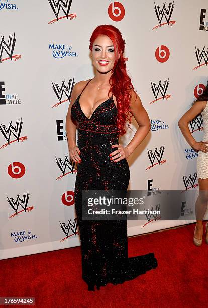 Diva star Eva Marie attends WWE & E! Entertainment's "SuperStars For Hope" at the Beverly Hills Hotel on August 15, 2013 in Beverly Hills, California.