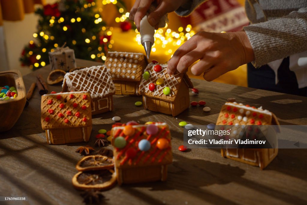 Preparing for Christmas at home