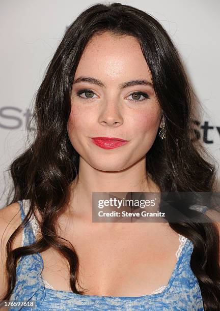 Freya Tingley arrives at the 13th Annual InStyle Summer Soiree at Mondrian Los Angeles on August 14, 2013 in West Hollywood, California.