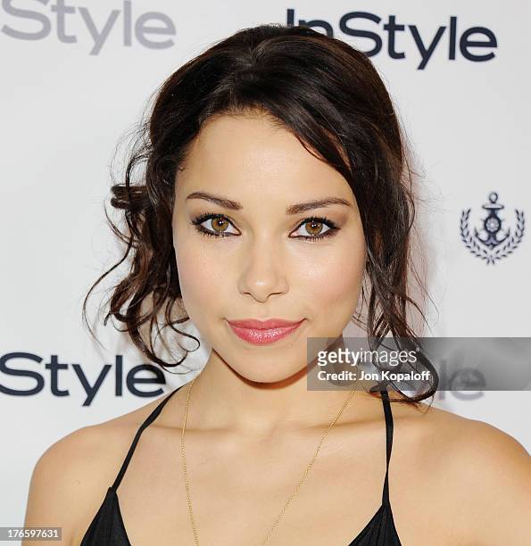 Actress Jessica Parker Kennedy arrives at the 13th Annual InStyle Summer Soiree at Mondrian Los Angeles on August 14, 2013 in West Hollywood,...
