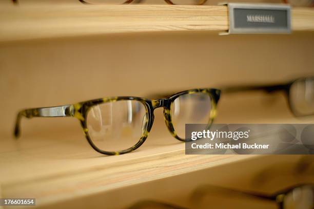General view of the atmosphere at Warby Parker's store opening in The Standard, Hollywood on August 15, 2013 in Los Angeles, California.