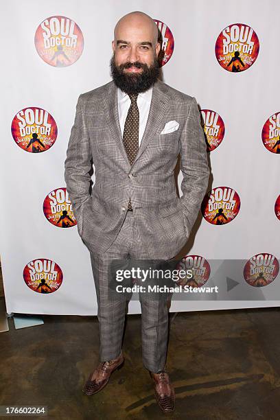 Actor Eric Anderson attends the after party for the Broadway opening night of "Soul Doctor" at the The Liberty Theatre on August 15, 2013 in New York...