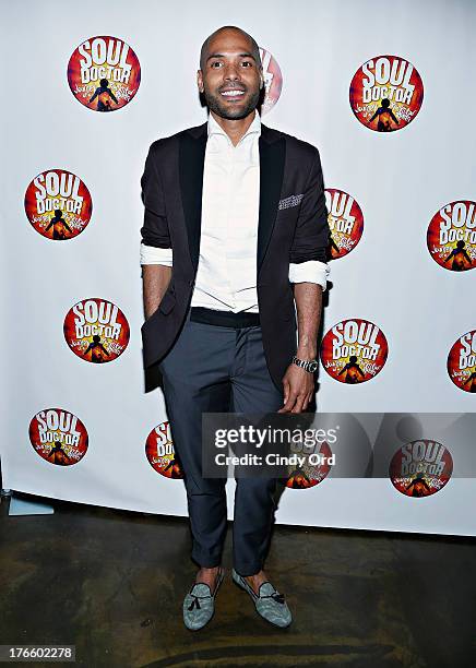 Choreographer Benoit-Swan Pouffer attends the after party for the Broadway opening night of "Soul Doctor" at the The Liberty Theatre on August 15,...