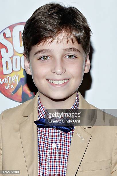 Actor Ethan Khusidman attends the after party for the Broadway opening night of "Soul Doctor" at the The Liberty Theatre on August 15, 2013 in New...