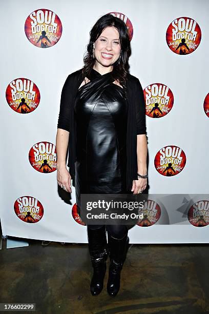 Neshama Carlebach attends the after party for the Broadway opening night of "Soul Doctor" at the The Liberty Theatre on August 15, 2013 in New York...