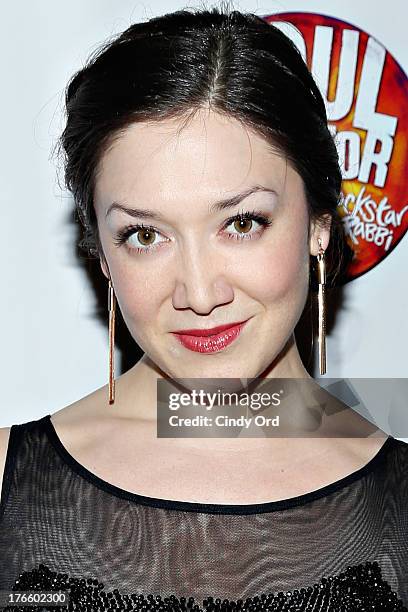 Actress Zarah Mahler attends the after party for the Broadway opening night of "Soul Doctor" at the The Liberty Theatre on August 15, 2013 in New...