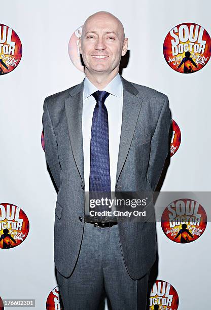 Actor Jamie Jackson attends the after party for the Broadway opening night of "Soul Doctor" at the The Liberty Theatre on August 15, 2013 in New York...
