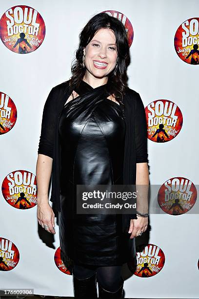 Neshama Carlebach attends the after party for the Broadway opening night of "Soul Doctor" at the The Liberty Theatre on August 15, 2013 in New York...