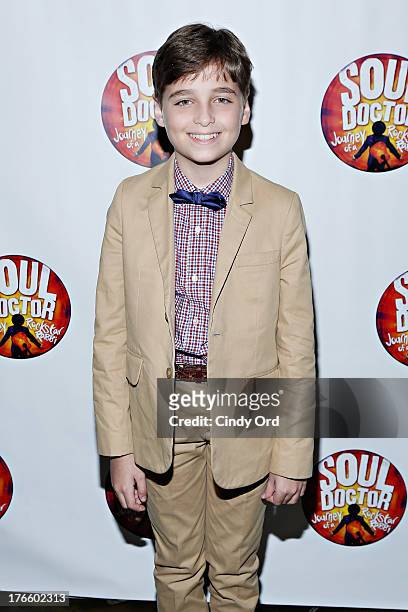 Actor Ethan Khusidman attends the after party for the Broadway opening night of "Soul Doctor" at the The Liberty Theatre on August 15, 2013 in New...
