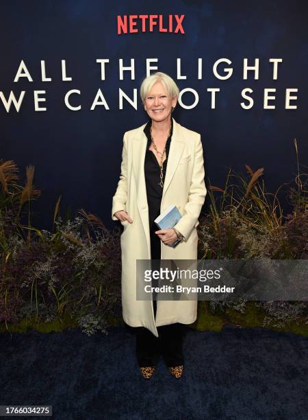 Joanna Coles attends the 'All The Light We Cannot See' New York special screening at Paris Theater on October 30, 2023 in New York City.
