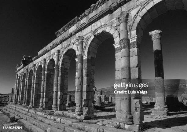 morocco, meknes, mulay idriss, volubilis, roman ruins - meknes bildbanksfoton och bilder