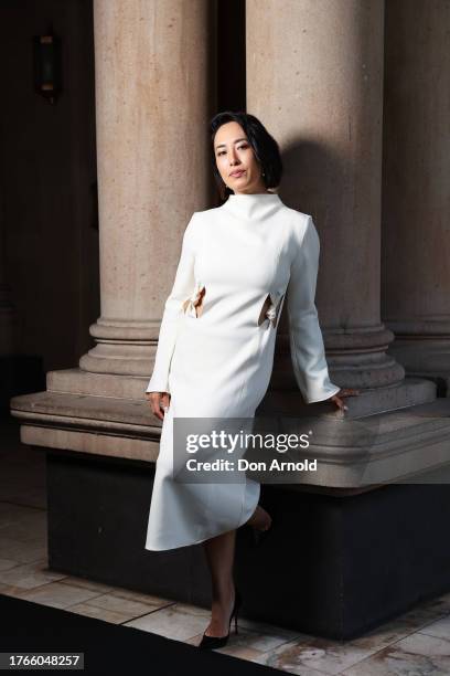 Melissa Leong attends the SBS 2024 Upfront at Sydney Town Hall on October 31, 2023 in Sydney, Australia.