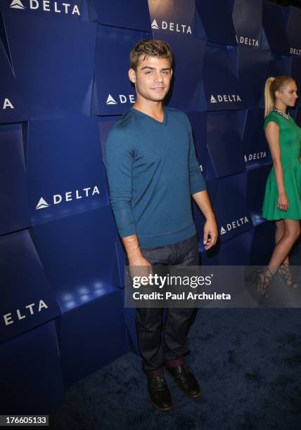 Actor Garrett Clayton attends the Delta Air Lines summer celebration In Beverly Hills on August 15, 2013 in Beverly Hills, California.