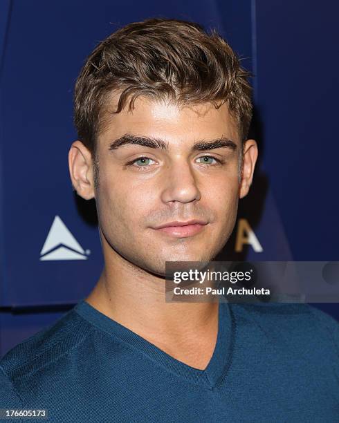 Actor Garrett Clayton attends the Delta Air Lines summer celebration In Beverly Hills on August 15, 2013 in Beverly Hills, California.