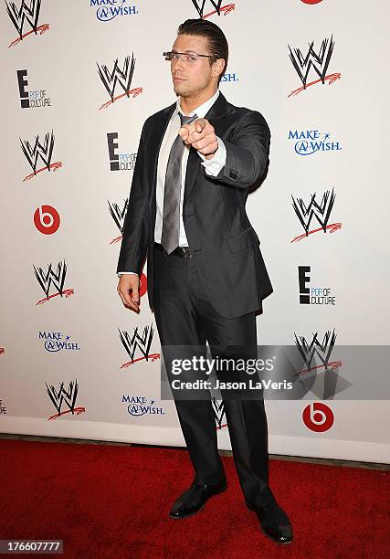 Mike "The Miz" Mizanin attends the WWE SummerSlam VIP party at Beverly Hills Hotel on August 15, 2013 in Beverly Hills, California.