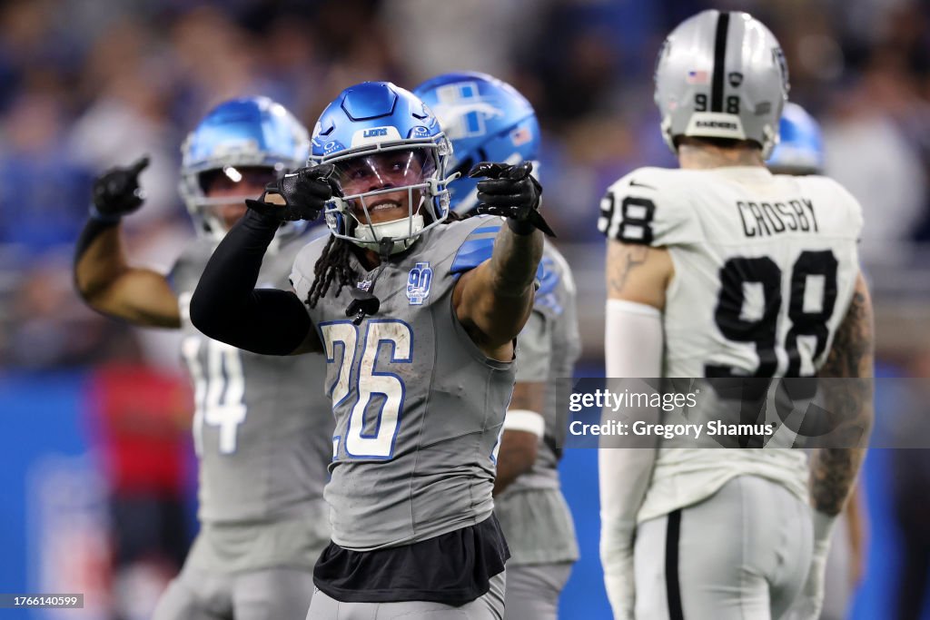 Las Vegas Raiders v Detroit Lions