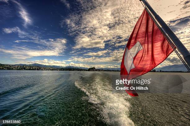 cruize to zurich - switzerland flag stock pictures, royalty-free photos & images