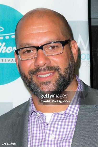 Writer and producer David Rodriguez attends the 9th Annual HollyShorts Film Festival Opening Night Arrivals at TCL Chinese Theatre on August 15, 2013...