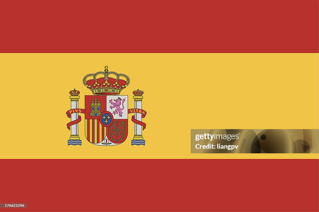 Flag of Spain icon with no background