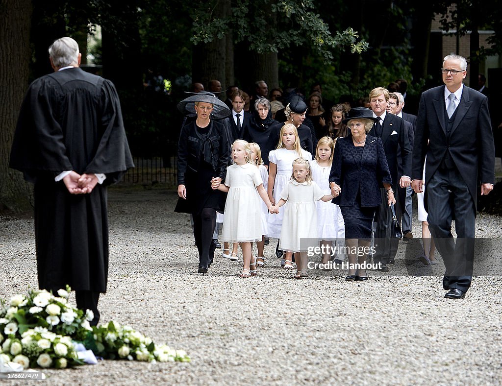 Prince Friso Of The Netherlands Laid To Rest In Lage Vuursche