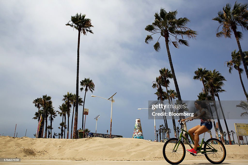 Views Of Santa Monica Pier And Venice Beach As Overall U.S. Tourism-Related Sales Increase