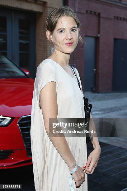 Aino Laberenz attends the 12th Audi Classic Open Air during the AUDI Sommernacht at Kulturbrauerei on August 16, 2013 in Berlin, Germany.