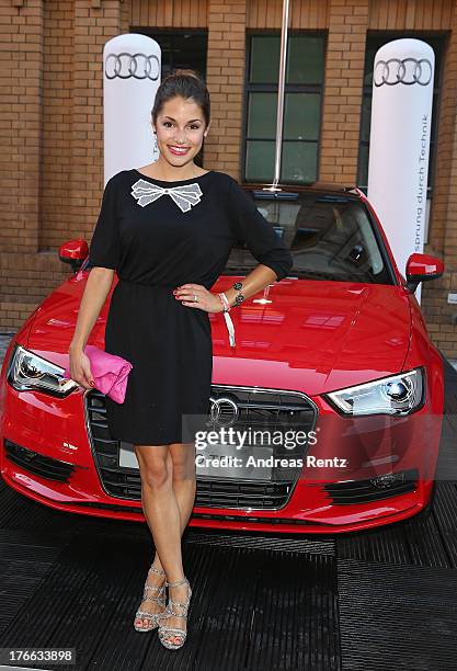 Anna Julia Kapfelsperger attends the 12th Audi Classic Open Air during the AUDI Sommernacht at Kulturbrauerei on August 16, 2013 in Berlin, Germany.
