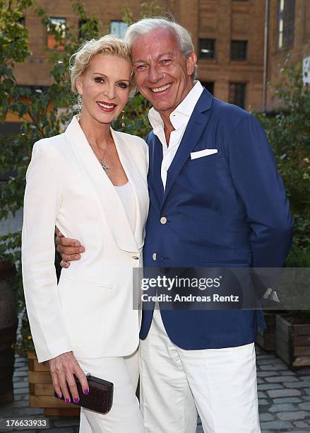 Jo Groebel and Gritt Weiss attend the 12th Audi Classic Open Air during the AUDI Sommernacht at Kulturbrauerei on August 16, 2013 in Berlin, Germany.