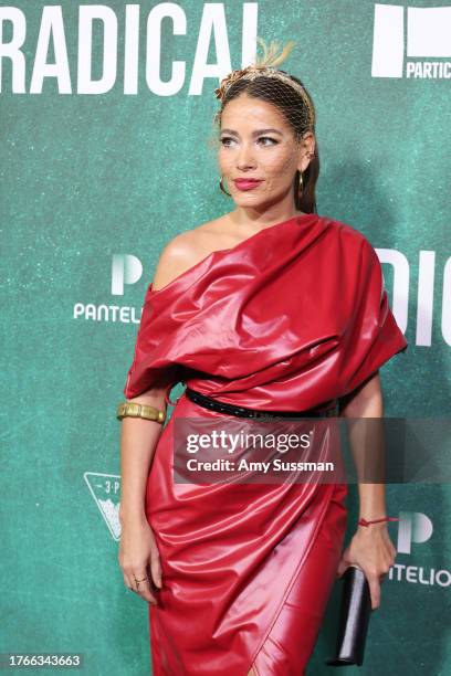 Adriana Fonseca attends the premiere of "Radical" at Regency Bruin Theatre on October 30, 2023 in Los Angeles, California.