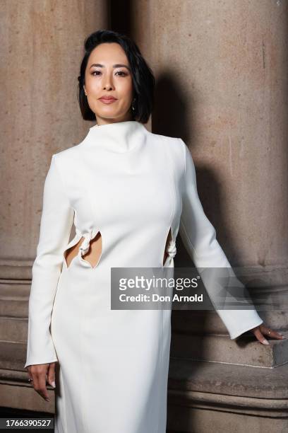 Melissa Leong attends the SBS 2024 Upfront at Sydney Town Hall on October 31, 2023 in Sydney, Australia.