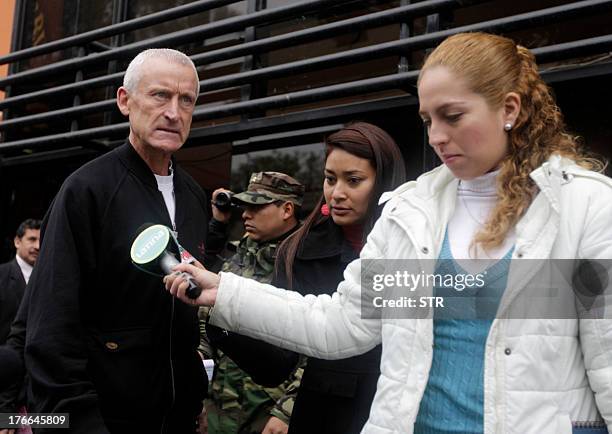 William Reid, father of Melissa Reid the Brit youth arrested in Lima Peru on charges of drug trafficking with Irish companion Michaella McCollum is...