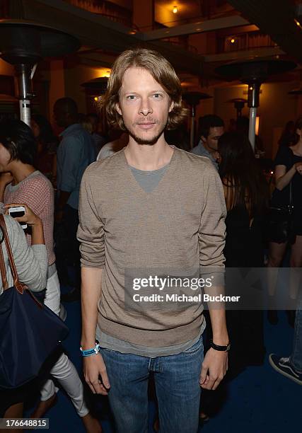 Justin Kern attends Warby Parker's store opening in The Standard, Hollywood on August 15, 2013 in Los Angeles, California.