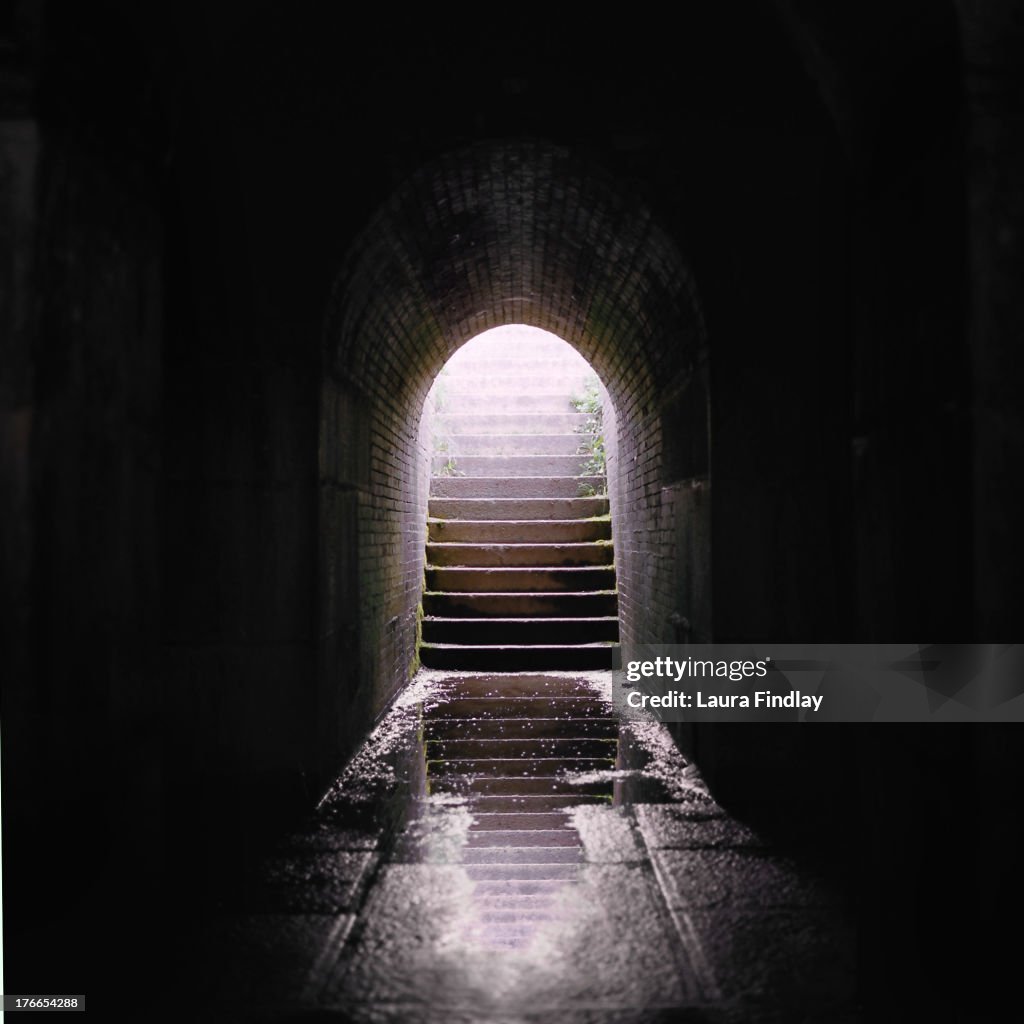 Dark Watery Tunnel