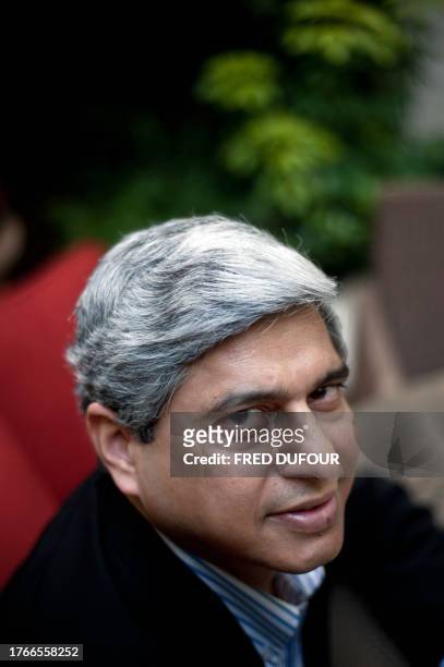 Vikas Swarup, Indian diplomat and author of the first novel "Q&A", successfully adapted for the screen as "Slumdog Millionaire" poses on May 21, 2010...