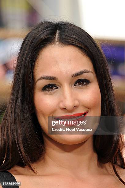 Nikki Bella visits "Extra" at The Grove on August 16, 2013 in Los Angeles, California.