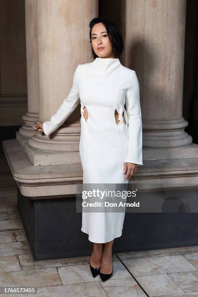 Melissa Leong attends the SBS 2024 Upfront at Sydney Town Hall on October 31, 2023 in Sydney, Australia.