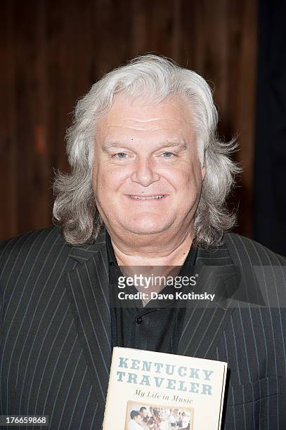 Ricky Skaggs promotes "Kentucky Traveler" at Bookends on August 16, 2013 in Ridgewood, New Jersey.