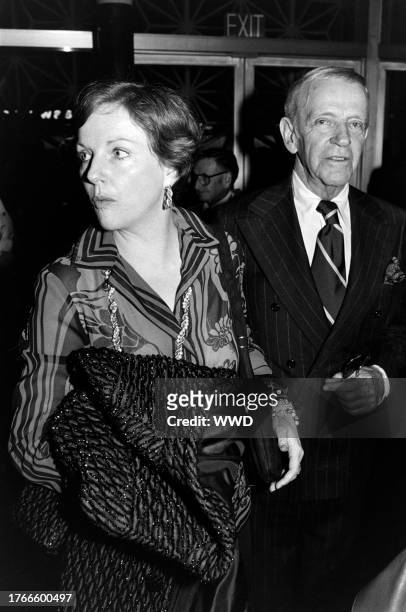 Ava Astaire McKenzie and Fred Astaire attend an event at the headquarters of the Directors Guild of America in Los Angeles, California, on March 29,...