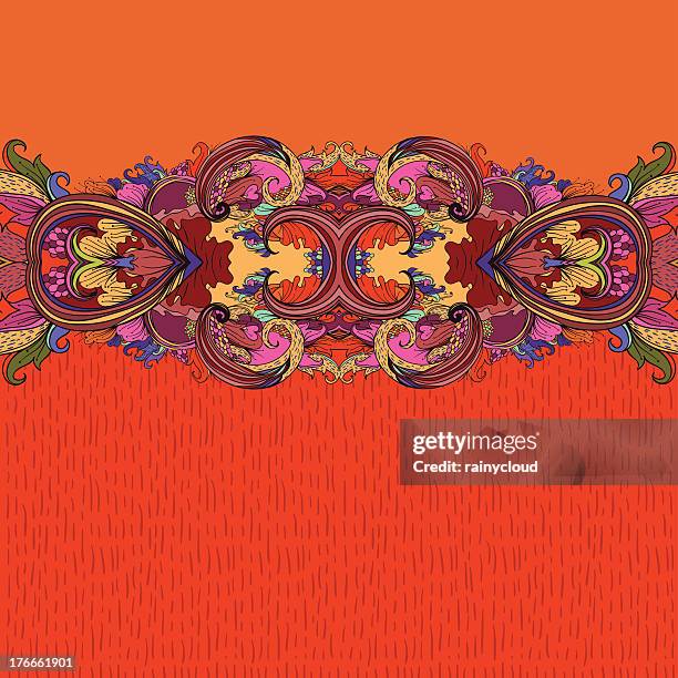 rich autumn 2 - mirror background stock illustrations