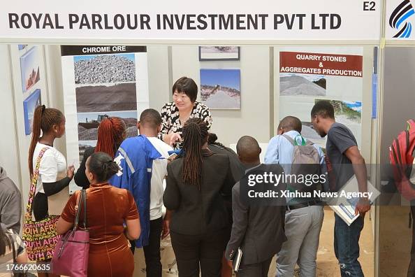 Job seekers attend a job fair in Harare, Zimbabwe, Nov. 3, 2023. The
