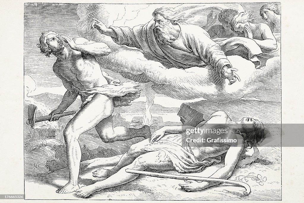 Cain killing Abel punished by god