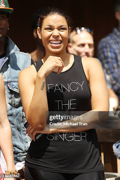 Jordin Sparks attends the Warner Bros. Records Summer Sessions held at Warner Bros. Records outdoor patio on August 16, 2013 in Burbank, California.