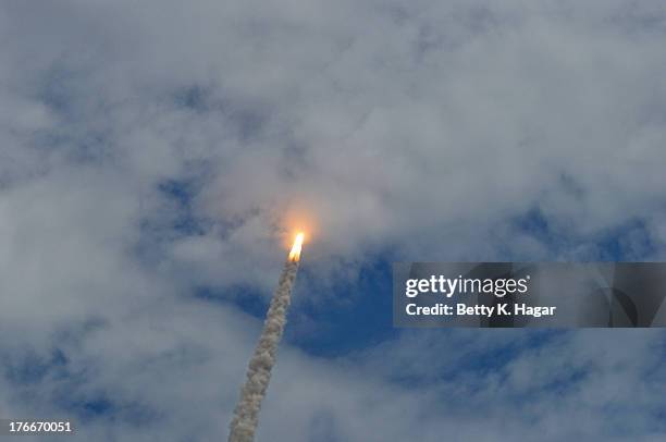 Launch of Atlantis STS-135 ~ Kennedy Space Center ~ Cocoa Beach FL Shot from the Causeway July 8, 2011