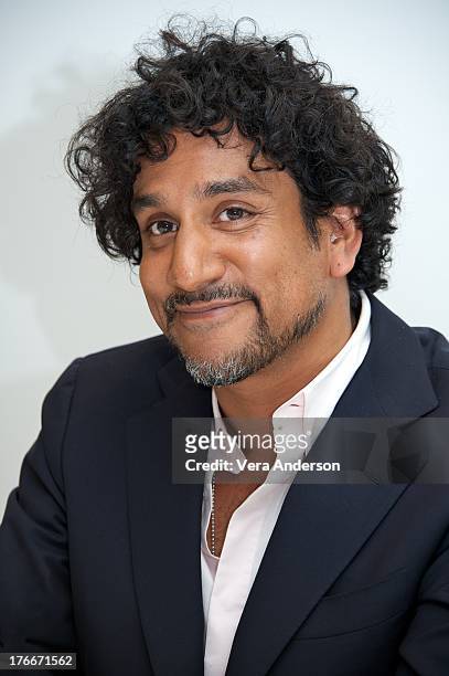 Naveen Andrews at the "Diana" Press Conference at the Four Seasons Hotel Los on August 14, 2013 in Beverly Hills, California.