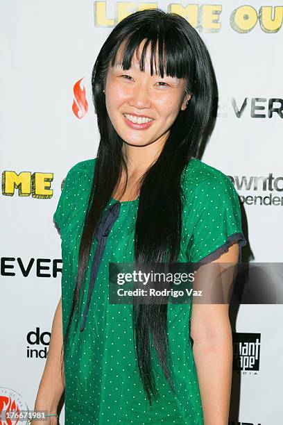 Actress Azusa Kudo attends "Let Me Out" Los Angeles Premiere at Downtown Independent Theatre on August 16, 2013 in Los Angeles, California.